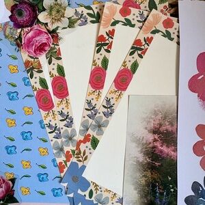 Floral Scrap Pack for Junk Journaling • Mixed Paper Bits & Cutouts